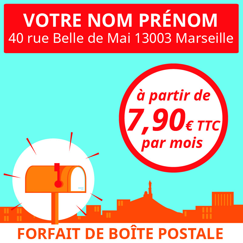 1 an de boîte postale à Marseille 3ème - Ouvrir une Boîte postale en France